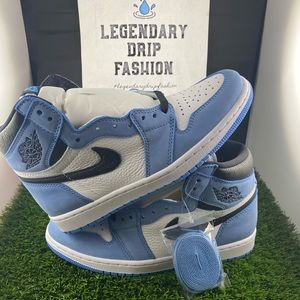 Jordan 1 Retro “White University Blue Black”